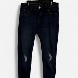 Prosperity Womens Ashley Dark Wash Release Hem Skinny, US size 6/EU Size 28, EUC
